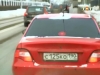 красный автомобиль Дмитрия Волхова С125КО 190