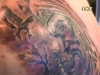 татуировка на левом плече Дмитрия Волхова
